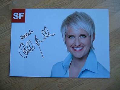 SF Fernsehmoderatorin Steffi Buchli - Autogramm!