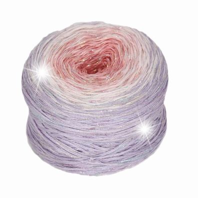 Bobbel Regenbogen metallic 200g 110 flamingo