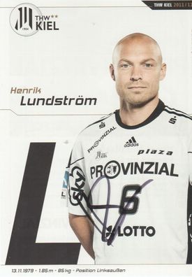 Henrik Lundström Autogramm THW Kiel