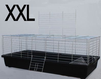 XXL 1,20 m Nagerkäfig Kaninchenkäfig Käfig Stall Hasenkäfig Meerschweinchen NEU