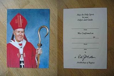 Erzbischof von Regina Kanada Peter Joseph Mallon - Autogramm!!!