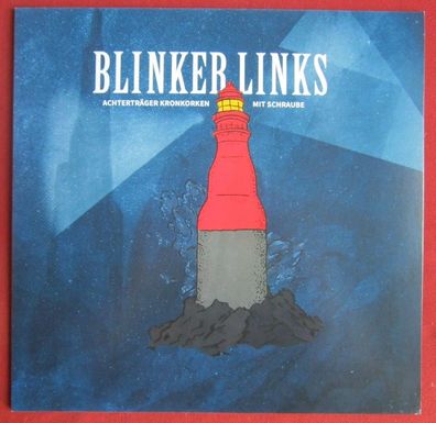 Blinker Links Achterträger Kronkorken mit Schraube Vinyl LP