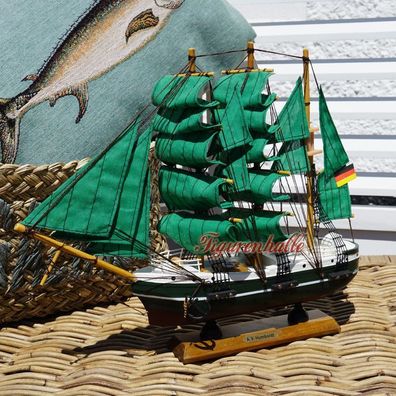 Segelschiff Modell Alexander von Humboldt Standmodell Maritime Alex Bark Deko