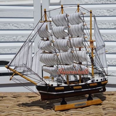 Maritime Deko Schiffsmodell Passat ca 23 x 22 x 5 cm Holzmodell 