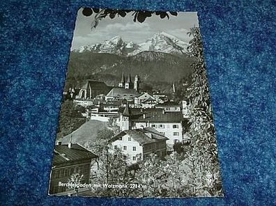 1639/ Ansichtskarte-Berchtesgaden mit Watzmann