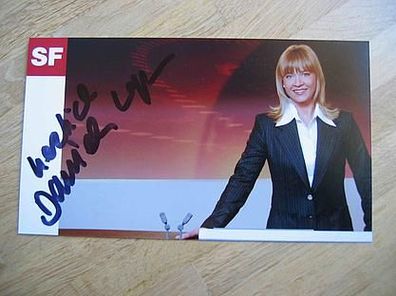 SF Fernsehmoderatorin Daniela Lager - handsigniertes Autogramm!!!