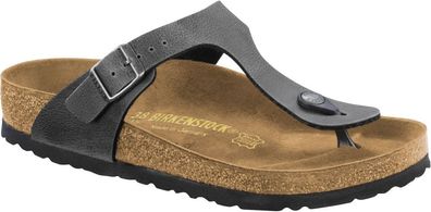 Birkenstock Zehensteg Sandale Gizeh BF pull up anthracite - Gr. 35 - 43 - 1005029