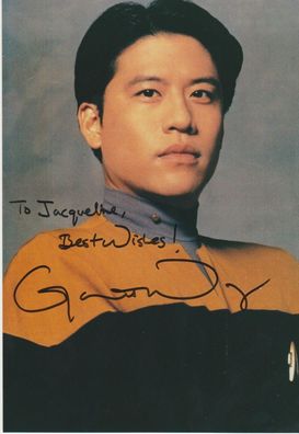 Garrett Wang Autogramm Star Trek Voyager