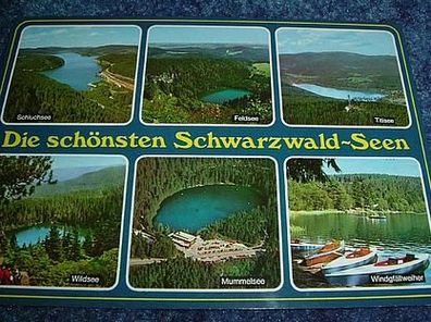 1689/ Ansichtskarte-Die schönsten Schwarzwald-Seen