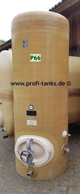 Angebot für P66 gebrauchter 1.000 L Polyestertank GFK-Lagerbehälter Regenwassertank
