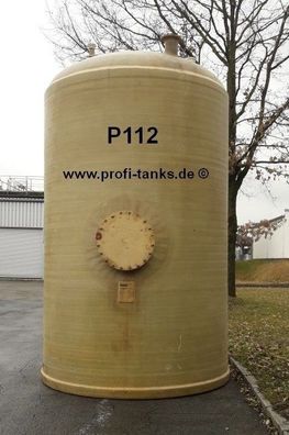 Angebot für P112 gebrauchter 20.000 L Polyestertank GFK-Tank Lagertank Flachboden