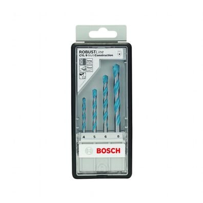 Bosch 4tlg. Robust Line Mehrzweckbohrer-Set Multi Construction 4-8 mm 2607010521