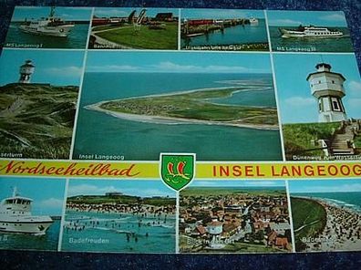 1762/ Ansichtskarte-Nordseeheilbad Insel Langeoog