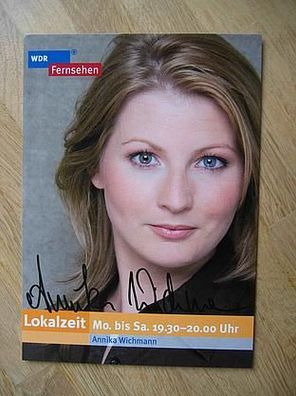 WDR Fernsehmoderatorin Annika Wichmann - Autogramm!