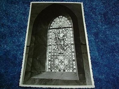 1854/ Ansichtskarte-tolles Fensterbild-Kirche