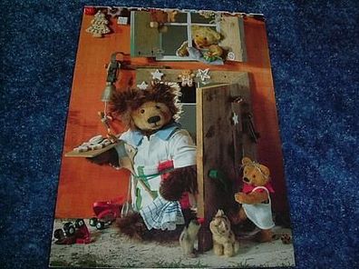 1874/ Teddy-Postkarte-Wollt ihr mal mein Gebäck prob...