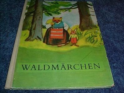 Bilderbuch mit Volksmärchen--Titel -Waldmärchen