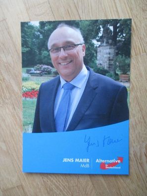 MdB AfD Politiker Jens Maier - handsigniertes Autogramm!!!