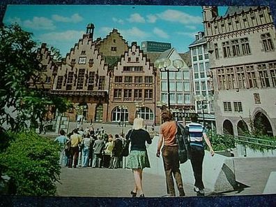1988/ Ansichtskarte-Frankfurt am Main-Blick zum Römer
