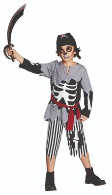 Rubies 12930 Gruseliger Geister Pirat, Halloween Kostüm 116 - 164