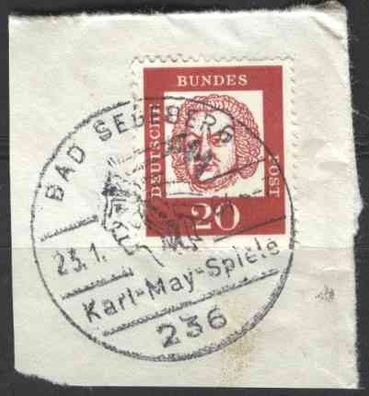 BRD SoSt Bad Segeberg Karl-May-Spiele 23.1.1964