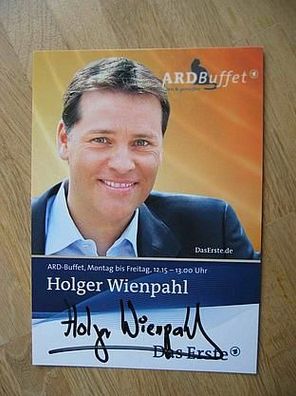 SWR Fernsehmoderator Holger Wienpahl hands. Autogramm!