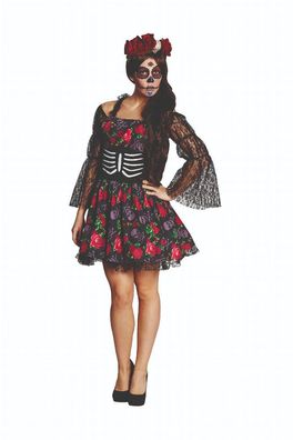 Rubies 13907 Halloween Damen Kostüm * Gr. 34 - 44 * Zombie * Skelett * LA Catrina