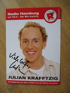 Radio Hamburg Moderator Julian Krafftzig - Autogramm!