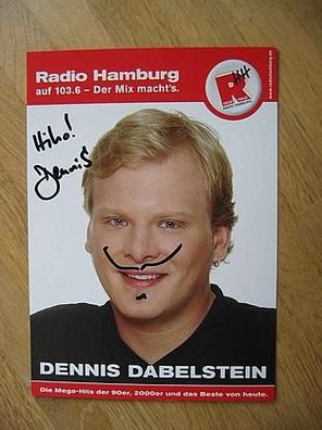 Radio Hamburg Moderator Dennis Dabelstein - handsigniertes Autogramm!!!
