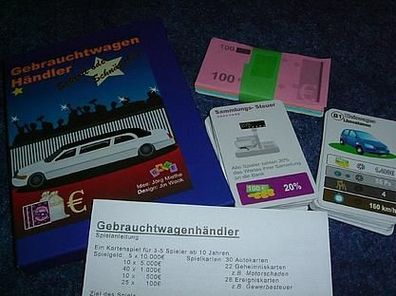 Kartenspiel-Gebrauchtwagen-Händler/ Schrott o Schnäpchen