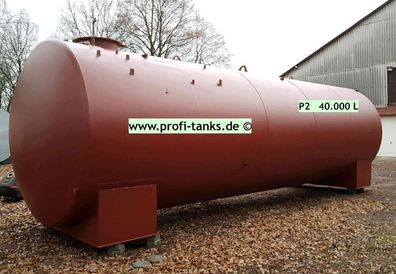 Angebot für P2 gebr. 40.000 L Stahltank NAU-Tank doppelwandig DIN6616 D oberirdisch