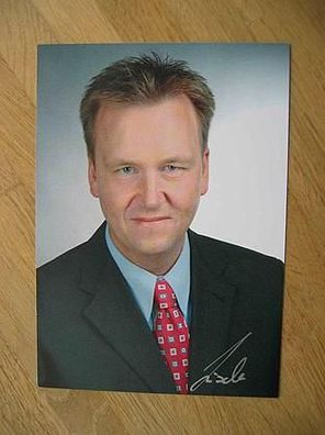 Sachsen-Anhalt Staatssekretär Burkhard Lischka - handsigniertes Autogramm!!!