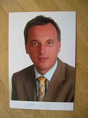 Sachsen-Anhalt Staatssekretär Rüdiger Erben Autogramm