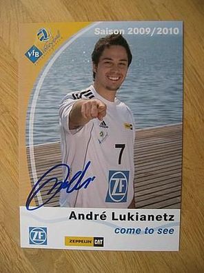 Volleyball VfB Friedrichshafen Andre Lukianetz - handsigniertes Autogramm!!!