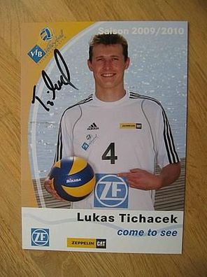 Volleyball VfB Friedrichshafen Lukas Tichacek - handsigniertes Autogramm!!!