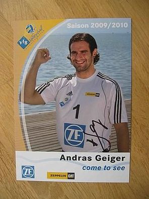 Volleyball VfB Friedrichshafen Andras Geiger - handsigniertes Autogramm!!!