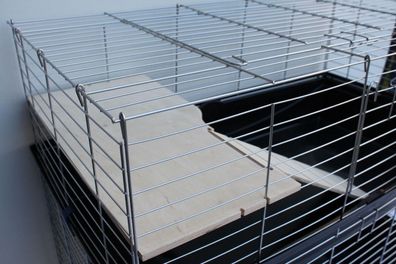 Holzetage und Leiter für 1m Käfige - Meerschweinchen - Kaninchen - Hasenkäfig