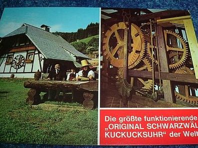 2180/ Ansichtskarte-Schonach/ Kuckucksuhr