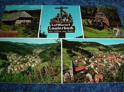 2199/ Ansichtskarte-Lauterbach im Schwarzwald