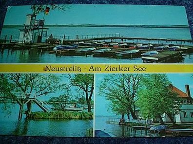 2227/ Ansichtskarte-Neustrelitz-Am Zierker See