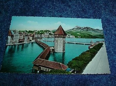 2308/ Ansichtskarte-Luzern, Kapellbrücke