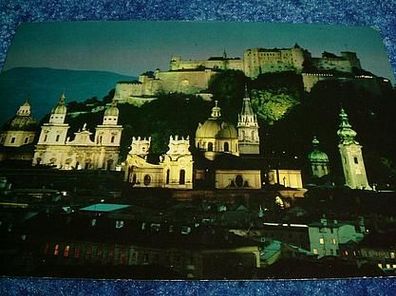 2314/ Ansichtskarte-Salzburg im Licht der Scheinwerfer