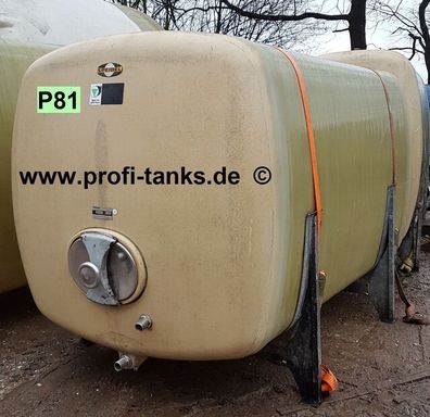 Angebot für P81 gebrauchter 6.000 L Polyestertank GFK-Tank Speidel-Tank Lagertank