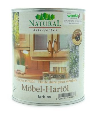 Natural Möbel-Hartöl 750 ml Möbel Arbeitsplatten