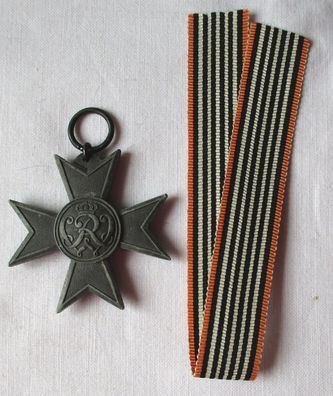Preussen Kreuz für Kriegshilfsdient 1. Weltkrieg mit Band (109294)