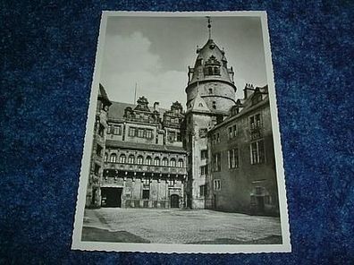 1398/ Ansichtskarte-Schloss Detmold-Innenhof