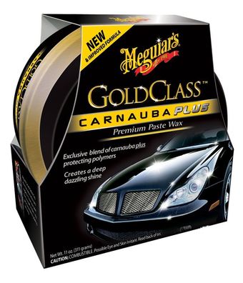 Meguiars Gold Class Carnauba Plus Premium Paste Wax Auto Wachs G7014EU 311g