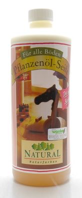 Natural Pflanzenöl-Seife Universalreiniger 980 ml Holz Teppich Lino Stein