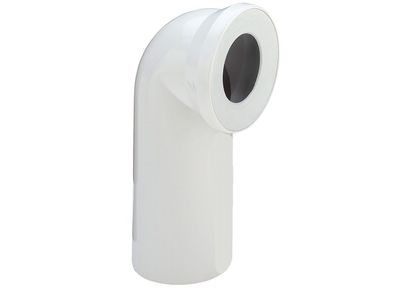 Sanit WC Anschlussbogen weiss 90° 110 mm x 230 mm Anschlussstutzen Abflußbogen
