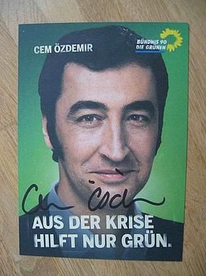 Die Grünen - Cem Özdemir - handsigniertes Autogramm!